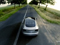 Masina cu care Tesla vrea sa revolutioneze industria auto, surprinsa pe strada. Cum se comporta Model 3 in trafic. VIDEO