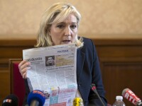 Marine Le Pen, la Sinaia: Nu suntem platiti de rusi. Daca stiti o banca din Romania care ar accepta sa ne finanteze acceptam
