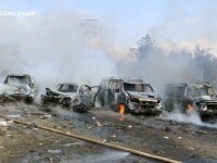 O bomba a explodat langa autobuzele care ii evacuau pe civili, in Siria. 70 de persoane au fost ucise
