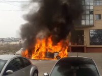 masini incendiate Bacău