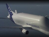 Avionul care seamănă cu o balenă. Cum arată cea mai mare aeronavă cargo din lume