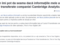 Modalitățile prin care puteți afla dacă firma Cambridge Analytica v-a preluat datele personale