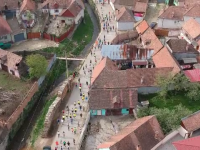 Cursă cu obstacole, la Sibiu: „Cei de pe traseu mi-au zis stânga, dar trebuia să fac dreapta”