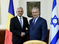 Liviu Dragnea s-a intalnit in Israel cu premierul Benjamin Netanyahu