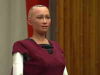 Robotul Sophia, așteptat la București de 3000 de oameni. Biletele, vândute integral