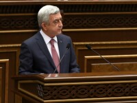 Premierul Armeniei, Serj Sargszya, a demisionat