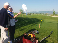 Prinţul Dimitrie Sturdza, la prima competiţie oficială de golf de la Teleac, lângă Alba Iulia