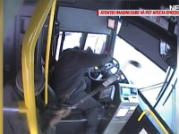 Șofer de autobuz, atacat de un călător