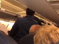 Momente de panică într-un avion de pasageri