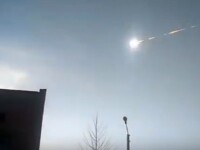 Video cu explozia unui meteorit uriaș, în Siberia