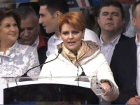 Lia Olguta Vasilescu, la mitingul PSD de la Craiova