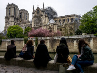 Notre Dame, la o zi de la incendiul devastator - 1