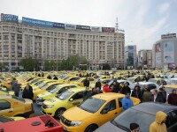 Protest al taximetriștilor în Piața Victoriei - 4