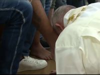 Gestul făcut de Papa Francis față de 12 deținuți, în Joia Mare
