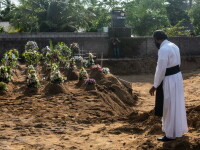 Victimele atacurilor din Sri Lanka, înmormântate