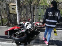 Accident de motocicletă în Argeș