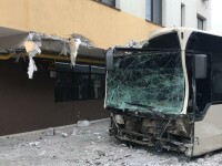 Accident provocat de un autobuz în Capitală