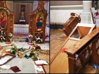 Biserica devastată de 2 români, în Italia