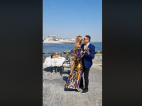 Politician amendat după ce soția sa a postat un clip în care cei doi dansează pe un dig din Eforie