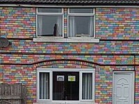 Un englez și-a colorat toată casa în semn de mulțumire pentru cadrele medicale