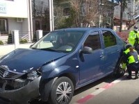 Accident teribil în Târgoviște. O femeie a fost rănită, iar trei mașini avariate