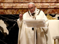 Papa Francisc, la Slujba de Înviere - 1