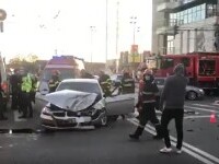 Accident teribil în Târgoviște. Doi tineri au ajuns la spital