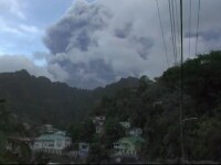 Vulcanul de pe Insula Saint Vincent a erupt din nou. Populația se confruntă cu o criză de alimente și apă