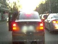 Scene violente într-o intersecție din București. Un șofer l-a bătut pe un alt conducător auto