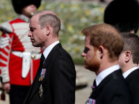 Ce au discutat prinții William și Harry după înmormântarea bunicului lor. VIDEO