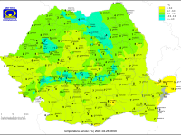 Vremea azi, 26 aprilie. Frig și ploi în toată țara