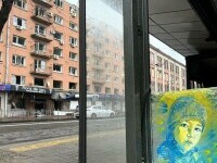 Artistul stradal francez C215 pictează „zâmbete și umanitate” pe pereții din Ucraina