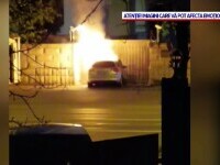 Filmul incidentului șocant de la Ambasada Rusiei. Bărbatul care și-a dat foc în mașină, condamnat pentru că și-a violat fiica