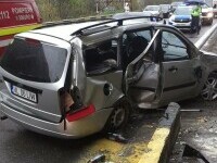 Accident în Călimănești cu 5 victime. Traficul este blocat