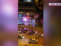 Urmărire ca în filme în București. Un șofer a ignorat semnalele polițiștilor și s-a oprit într-un stâlp