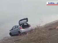 Un tânăr a murit după ce mașina în care se afla a plonjat în lacul de acumulare de la Băbeni. Cum s-a salvat şoferița