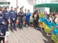 Dinamo Kiev a jucat un meci caritabil cu CFR Cluj. Copii ucraineni s-au întâlnit cu jucătorii ucraineni