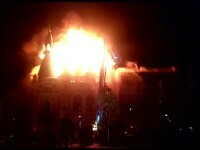 Palatul Episcopal din Oradea, distrus în urma unui incendiu, a fost reclădit și reconsolidat