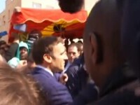VIDEO Macron, ţinta unui tir cu roşii cherry, în prima sa apariţie publică după ce a fost reales