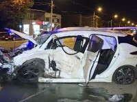 București: O femeie a ajuns în stare gravă la spital, după ce mașina pe care o conducea a fost lovită de un alt autoturism