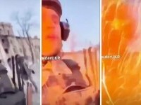 VIDEO. Un comandant cecen a murit în timp ce făcea LIVE pe TikTok. O bombă a explodat lângă el