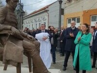 Scandal la Carei. Bustul poetului maghiar care a scris imnul Ungariei, dezvelit de președintele de la Budapesta în huiduieli