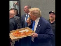 Donald Trump, pizza