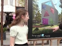 Curs opțional de arhitectură în Cluj, pentru elevii de clasa a IV-a. Copiii și-au expus schițele