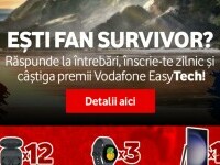 Intră în aventura Survivor România și poți câștiga premii de la Vodafone EasyTech. AICI ai toate detaliile
