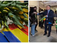 Ambasadoarea României în Bulgaria i-a întâmpinat cu lalele pe pasagerii zborului Bucureşti-Sofia după aderarea la Schengen
