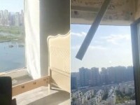 Trei oameni au fost smulși de vânt din apartamentul unui zgârie-nori din China