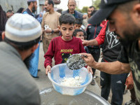 Imaginile foametei din gaza
