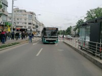 Un șofer de autobuz din Galați a lovit trei femei pe trecerea de pietoni. Care e starea victimelor