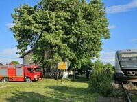 Incendiu la un tren, lângă Timișoara. Ce s-a întâmplat cu pasagerii